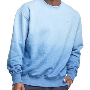 New sweatshirt blue Champion Fleece Ombre Crew